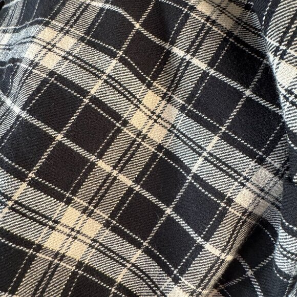 Veronica Beard Black and White Corbie Shirred Plaid Top size 6-8 - Picture 12 of 12